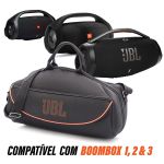 Case Capa Protetora Boombox 1 2 3 C/ Bolso Para Carregador