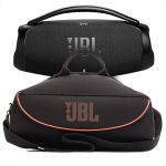 Case Capa Protetora Boombox 1 2 3 C/ Bolso Para Carregador