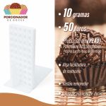 Placa Porcionadora De Doces Brigadeiro Beijinho 10g Oferta 50 Furos 