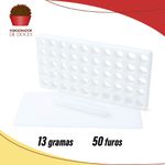 Placa Porcionadora De Doces Brigadeiro Beijinho 13g Oferta 50 Furos 