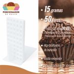 Placa Porcionadora De Doces Brigadeiro Beijinho 15g Oferta 50 Furos