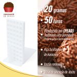 Placa Porcionadora De Doces Brigadeiro 20 Gramas 50 Furos Envio Já