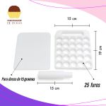 Mini Placa Porcionadora De Doces Brigadeiro Beijinho 15g Top