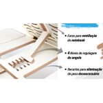 Apoio Suporte P Leitura Livros Notebook Cama Sofá Poltrona