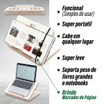 Suporte De Livro Notebook Apoio Tablet Apostila - Envio Já