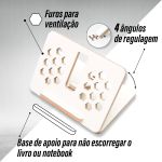 Suporte De Livro Notebook Apoio Tablet Apostila - Envio Já