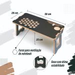 Apoio Notebook Suporte Mesa Bandeja Café Manhã Cama Colo