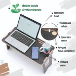 Apoio Notebook Suporte Mesa Bandeja Café Manhã Cama Colo