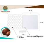 Placa Porcionadora Dosadora De Doces Brigadeiro Beijinho 30g Envio Já 