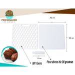 Placa Porcionadora Dosadora De Doces Brigadeiro Beijinho 20g Envio Já