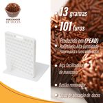 Placa Porcionadora Doces Brigadeiro Beijinho 13g 101 Furos