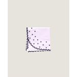 Vira Manta Poá azul marinho