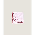 Vira Manta Poá Vermelho