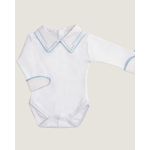 Body Contorno Azul Bebê