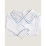 Body Contorno Azul Bebê