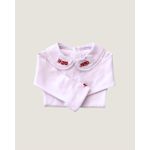 Body Paris com Bordados Vermelho