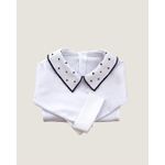 Body Poá Azul Marinho