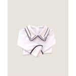 Body Contorno Azul Marinho