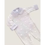 Macacão Poá Fem. Branco