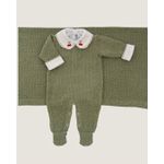 Saída Maternidade Pipoquinha Fem. Verde Mescla