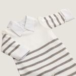 Macacão Artur Branco com Cinza