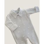 Macacão Poá Branco