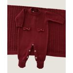 Saída Maternidade Helena Vermelho Carmin