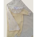 Saída Maternidade Pipoquinha Fem. Amarelo Pó