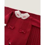 Saída Maternidade Helena Vermelho Carmin