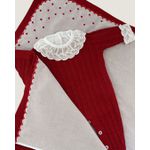 Saída Maternidade Londres Fem. Vermelho Carmin