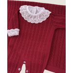 Saída Maternidade Londres Fem. Vermelho Carmin