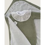 Saída Maternidade Pipoquinha Fem. Verde Mescla