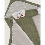 Saída Maternidade Pipoquinha Fem. Verde Mescla