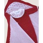 Saída Maternidade Poá Fem. Vermelha