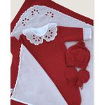 Saída maternidade Veneza Fem. Vermelha