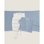 Saída Maternidade Miguel Azul Bebê