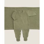 Saída Maternidade Pipoquinha Verde Mescla