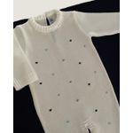 Saída Maternidade Branca de Poá Colorido