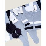 Saída Maternidade Leo Azul Bebê