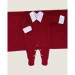 Saída Maternidade Londres Vermelho Carmin