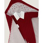 Saída Maternidade Londres Vermelho Carmin