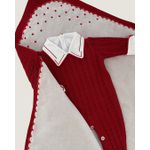 Saída Maternidade Londres Vermelho Carmin