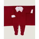 Saída Maternidade Londres Vermelho Carmin