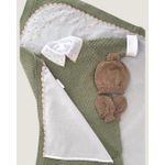 Saída Maternidade Pipoquinha Verde Mescla