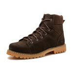 Bota Timberland Union Masculina Couro Premium Marrom