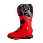 Bota Asw 2023 Vermelha Com Preto Trilha Motocross Off Road Com Biqueira De Aço