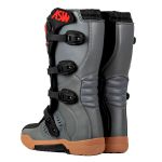 Bota Asw Image Enduro Trilha Motocross Offroad Sola Injetada Cinza Preto