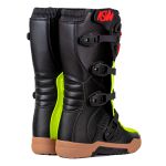 Bota Asw Image Enduro Trilha Motocross Offroad Sola Injetada Cinza Flúor
