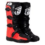 Bota Asw Image Enduro Trilha Motocross Offroad Sola Injetada Vermelho
