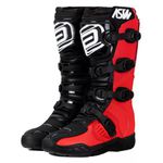 Bota Asw Image Enduro Trilha Motocross Offroad Sola Injetada Vermelho